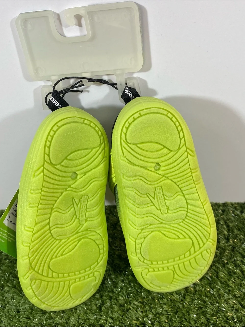 Speedo Shore Explore Water Shoes Little Kids Boys Size 5-6 Small Lime Green New